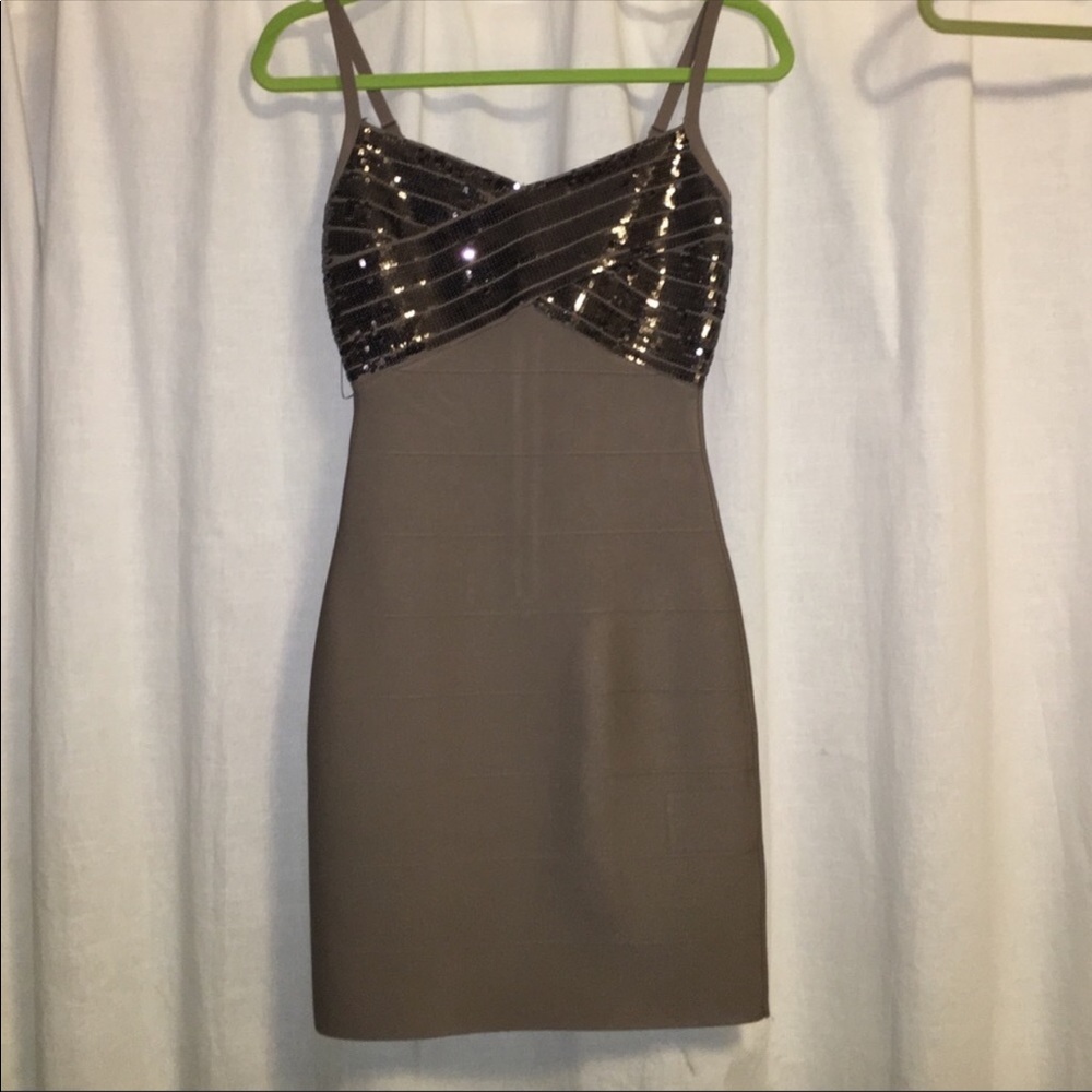 Tan Guess dress
